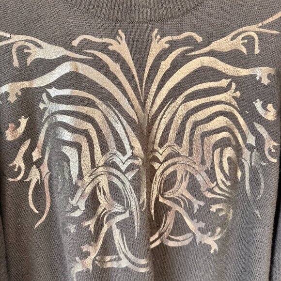 Roberto Cavalli Graphic Print Wool Sweater - Picture 4 of 11